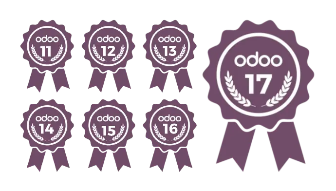 Odoo Certifications 11 to 17