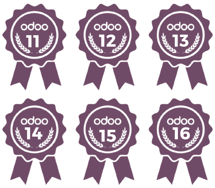 Odoo Certifications 11 to 16